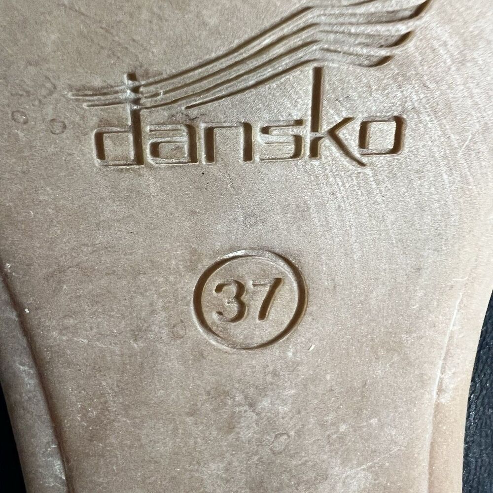 Dansko Preston Slip On Black Block Heel Slip On Casual Shoes Women's 37 (US 7) - Picture 7 of 8